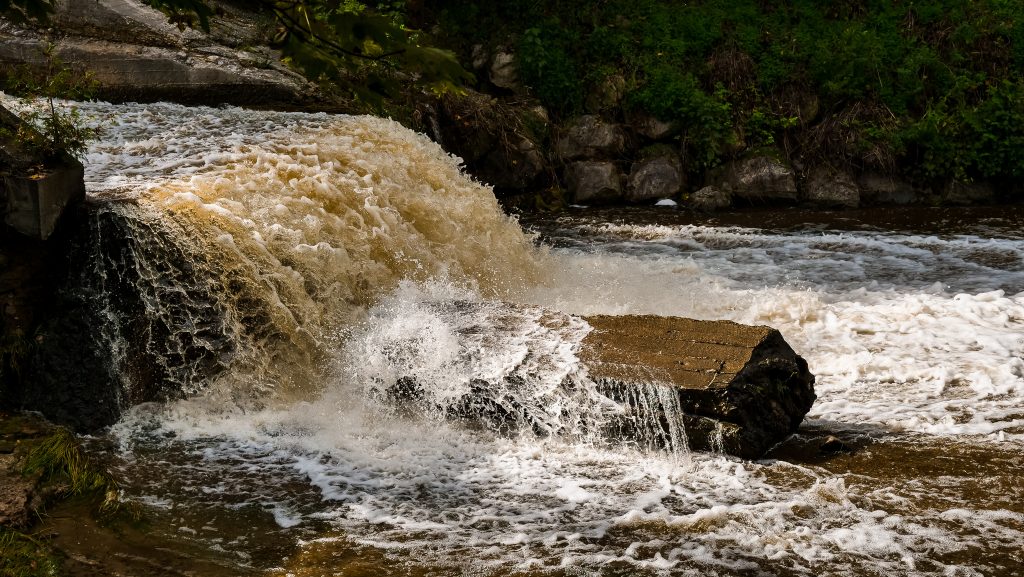 The waterfall by Pat's House