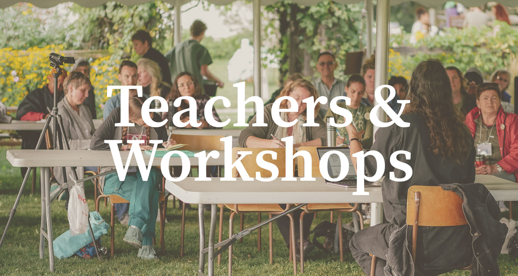 teachers and workshops header